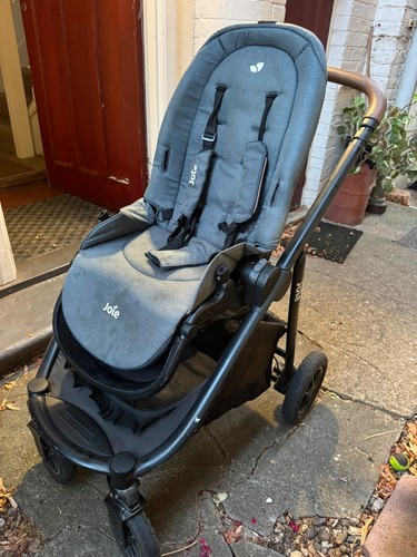 Joie versatrax pram blue - joie,
